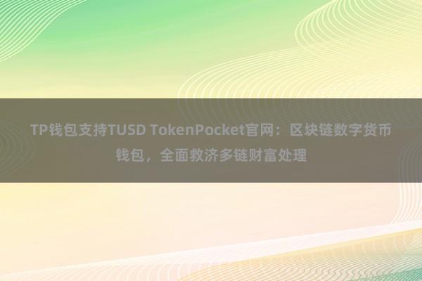 TP钱包支持TUSD TokenPocket官网：区块链数字货币钱包，全面救济多链财富处理